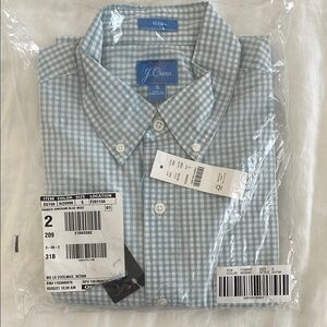 J.Crew Blue Checkered Shirt